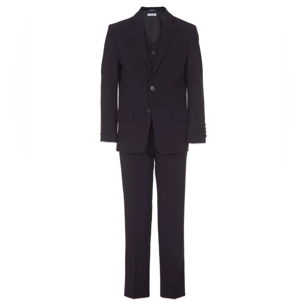 Calvin Klein Boys' 2-Piece Formal Suit Set Black Size 12